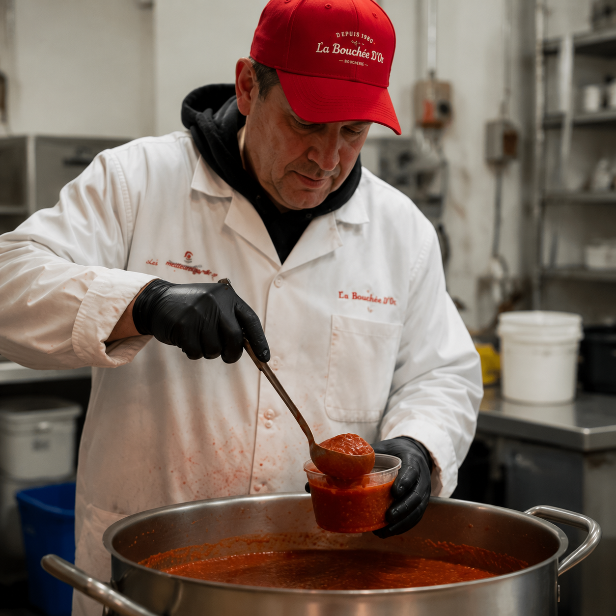 Sauce à spaghetti maison de la Boucherie La Bouchée d'Or à Drummondville